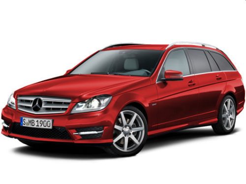 MERCEDES-BENZ C (W204) KOMBI OCHRANNÁ PLACHTA NA AUTO - L (2007-2014)