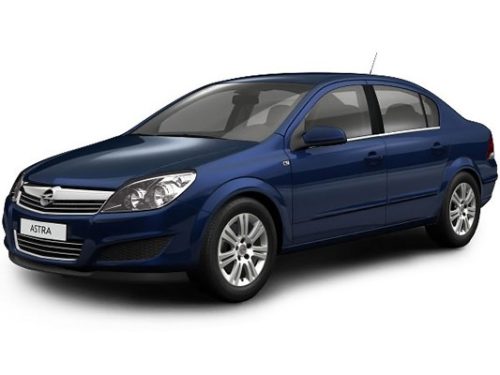 -OPEL ASTRA H SEDAN (2004-2012) 3D 3D GUMOVÉ ROHOŽE