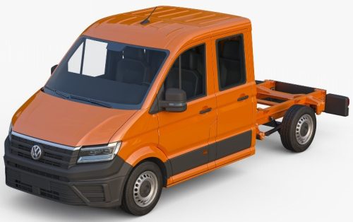 VW CRAFTER DVOJITÁ KABÍNA GUMOVÉ ROHOŽE (2017-)